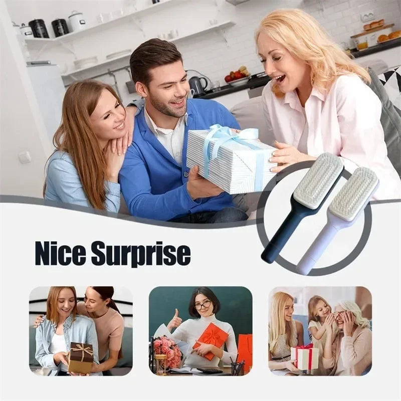 GlideClean Self-Cleaning Hairbrush